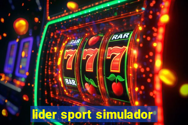 lider sport simulador